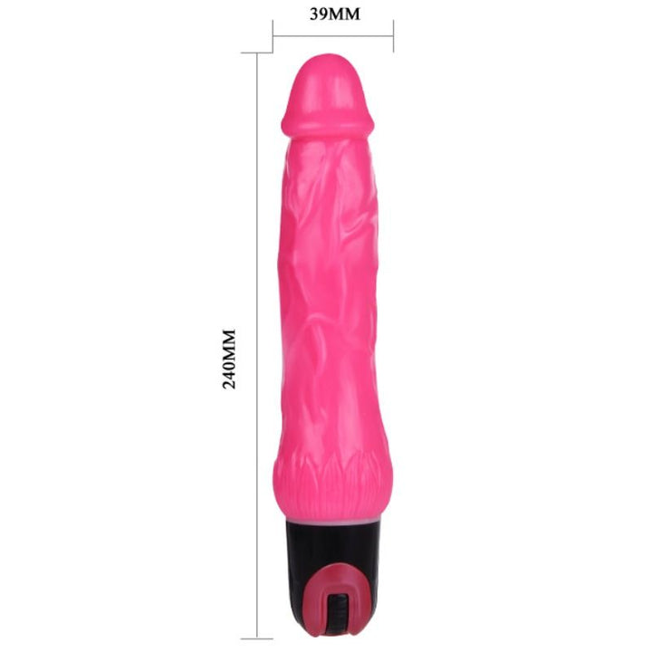 Baile - Vibrator Daaply Pleasure Multispeed Pink — Pink TPR