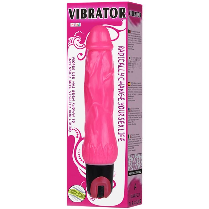 Baile - Vibrator Daaply Pleasure Multispeed Pink — Pink TPR