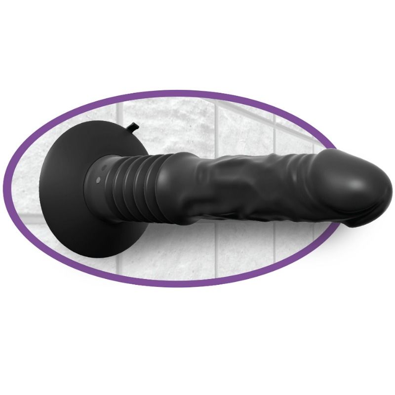 Anal Vibrator — Black silicone