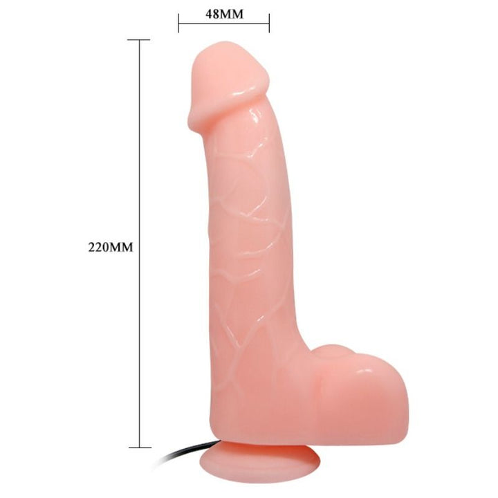 Baile Natural - Barbara Realistic Vibrator 22 CM — Skin PVC