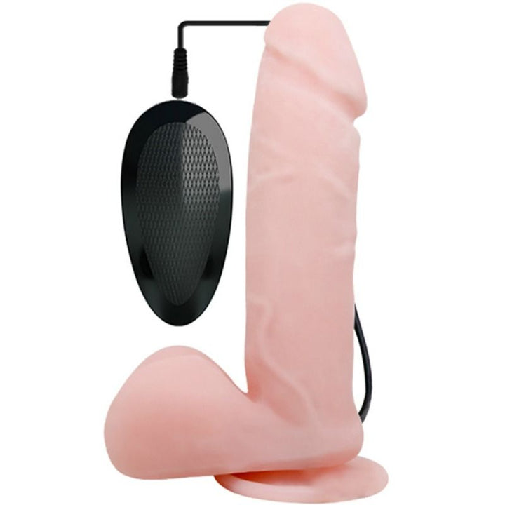 Baile - Oliver Realistic Vibrator With Rotation Function — Skin ABS