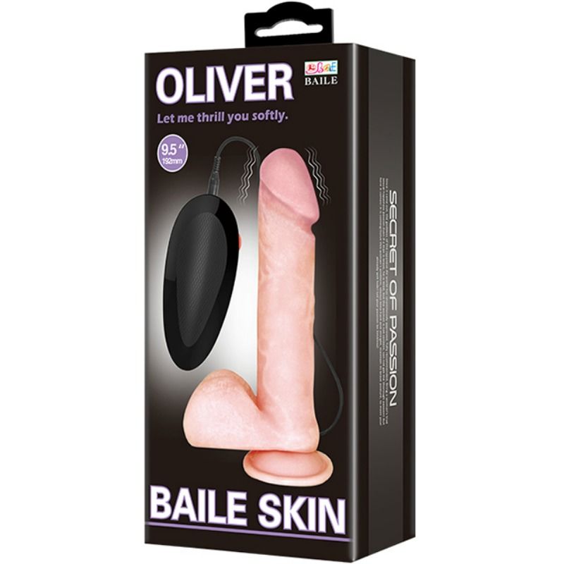 Baile Oliver - Realistic Dildo With Vibration — Skin