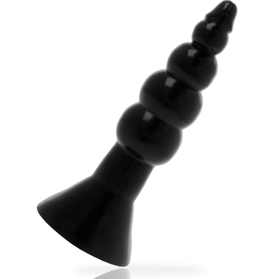 Addicted Toys Anal Plug 17 CM Black — Black · TPR