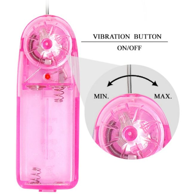 Baile Fountain - Vibrator Dildo With Squirt Function — Pink TPR