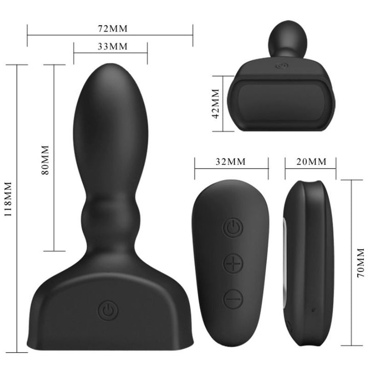 Marriel Prostatic Vibrator And Inflatable — Silicone