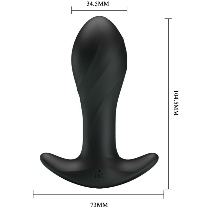 Pretty Love Black Anal - Vibrator — Black