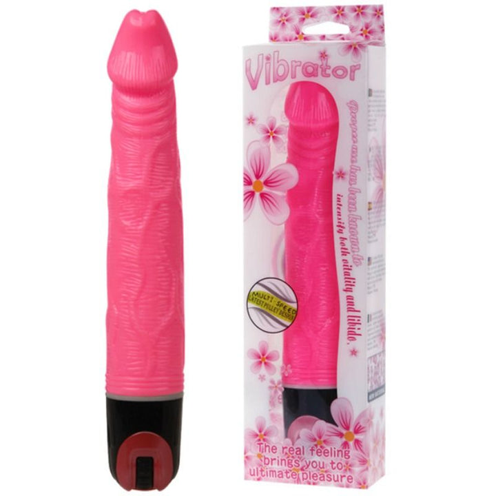Baile - Vibrator Multispeed 21.5 CM Pink — Pink TPR