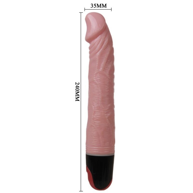 Baile - Vibrator Multispeed 21.5 CM Pink — Pink TPR