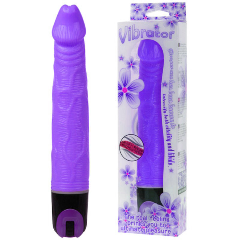 Baile - Vibrator Multispeed 21.5 CM Purple — Purple TPR