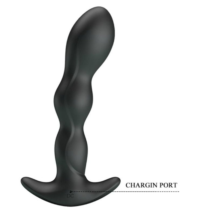 Pretty Love Anal Massager - 12 Vibration Modes — Black