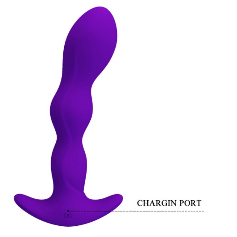 Anal Massager 12 Lilac Vibration Modes — Purple