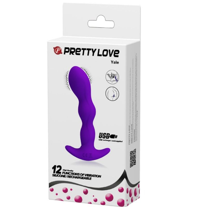 Anal Massager 12 Lilac Vibration Modes — Purple