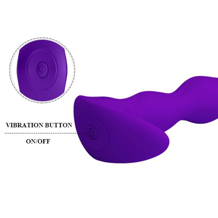 Anal Massager 12 Lilac Vibration Modes — Purple