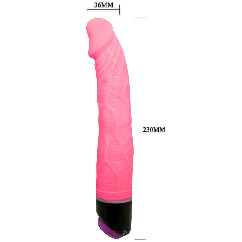 Baile Adour - Club Realistic Vibrator 23 CM Pink — Skin