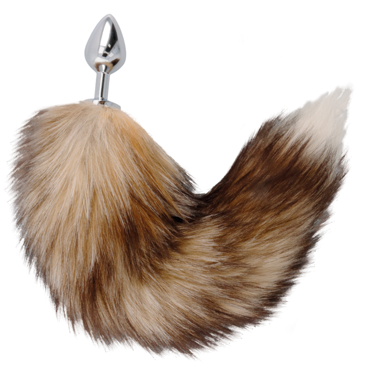 Darkness Tail Butt Plug — Silver metal