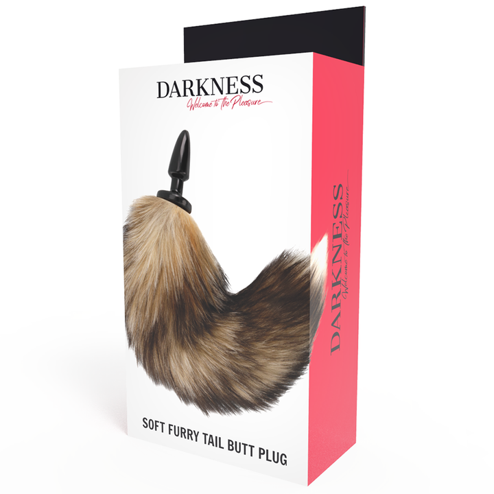 Darkness Natural Tail Silicone Anal Plug — Skin silicone