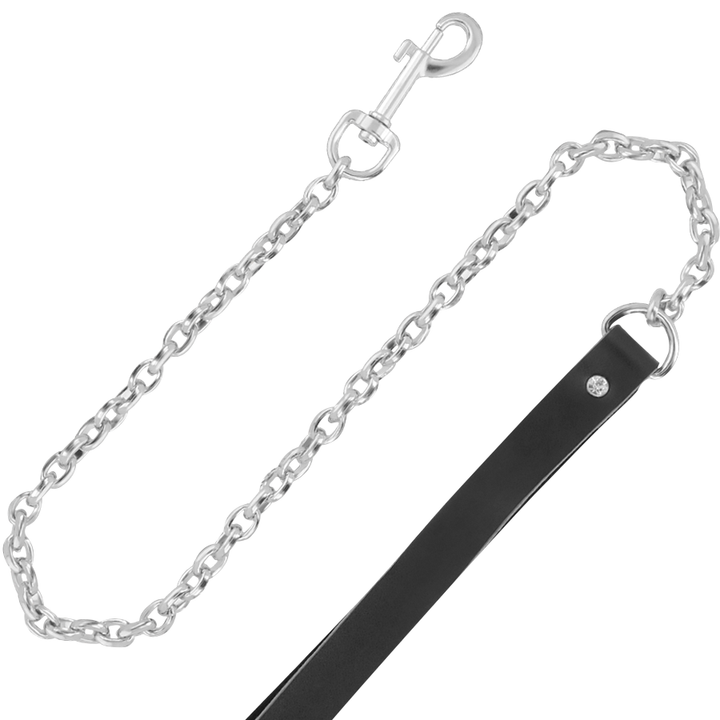 Darkness High - Quality Leather Necklace With Leash