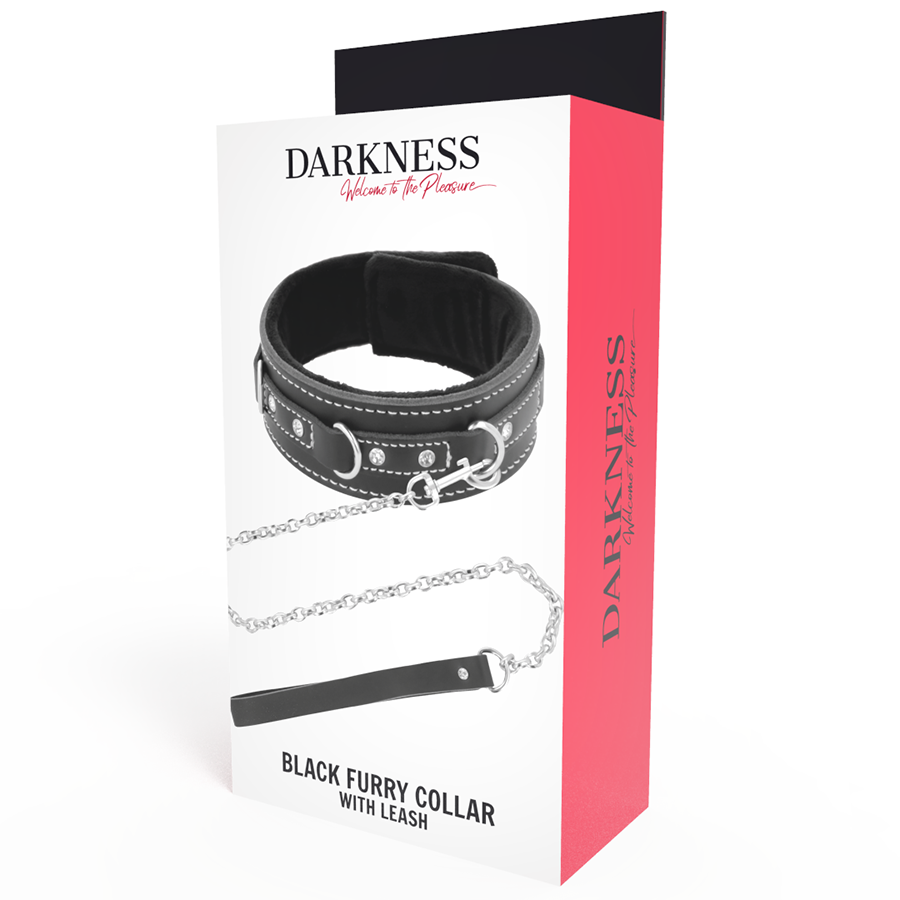 Darkness High - Quality Leather Necklace With Leash