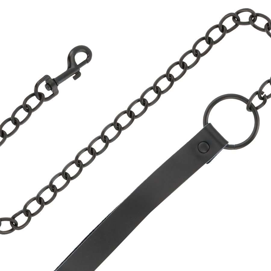 Darkness Black - Necklace With Chain