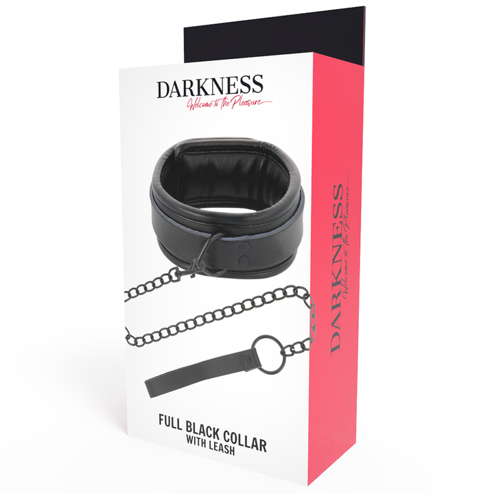 Darkness Black - Necklace With Chain