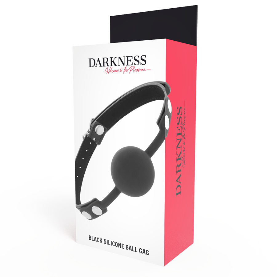 Darkness Black - Silicone Gag