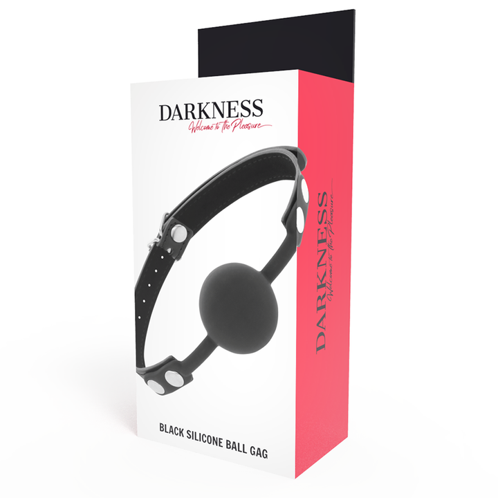Darkness Black - Silicone Gag