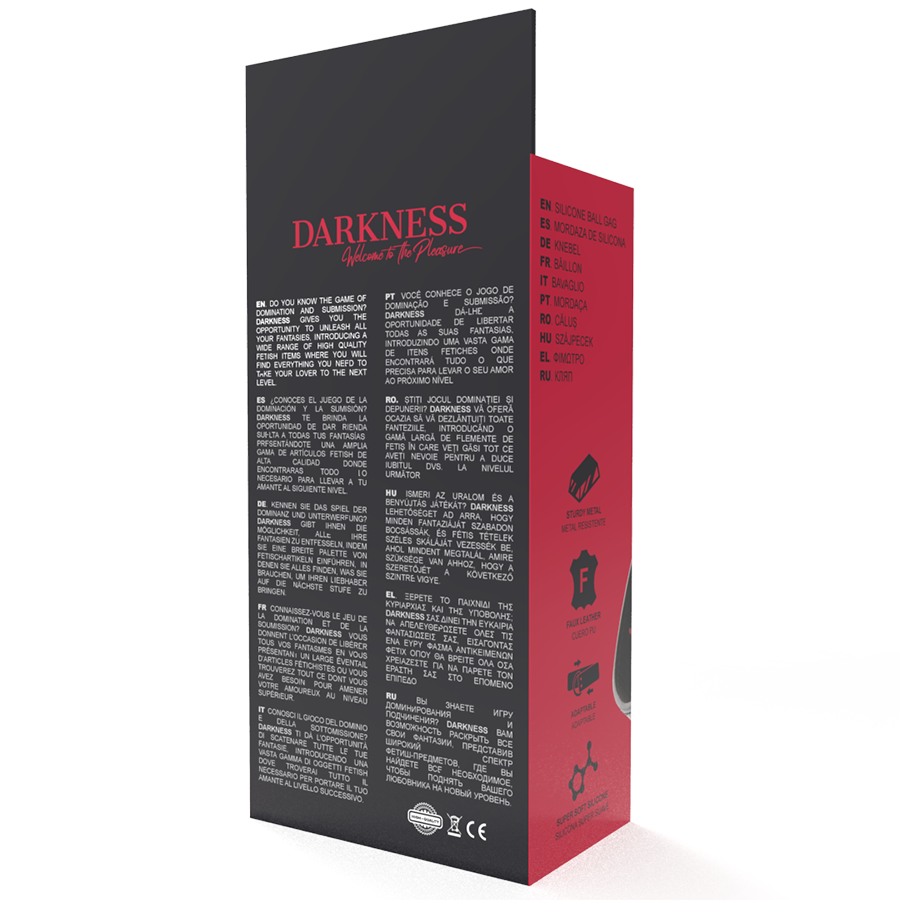 Darkness Red - Silicone Gag
