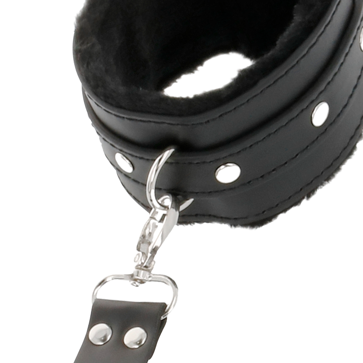 Darkness Leather - Handcuffs For Foot And Hands Black