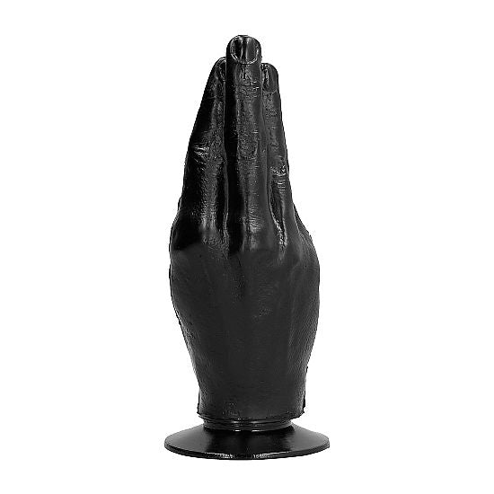 All Black Dildo Fisting 21 CM — Black PVC