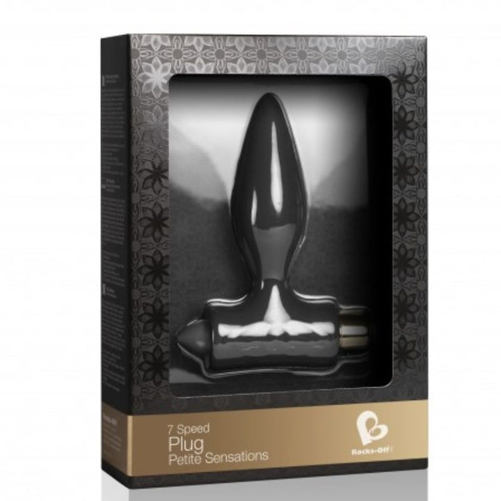 Petite Sensations Anal Plug For Beginners Black — Black silicone