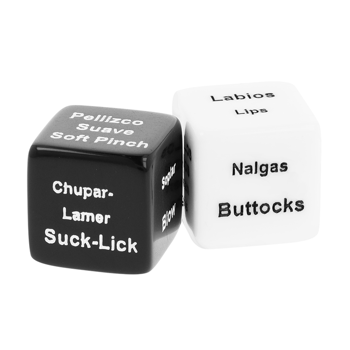 BLACK&amp;SILVER - DICE FOR COUPLES ES/EN
