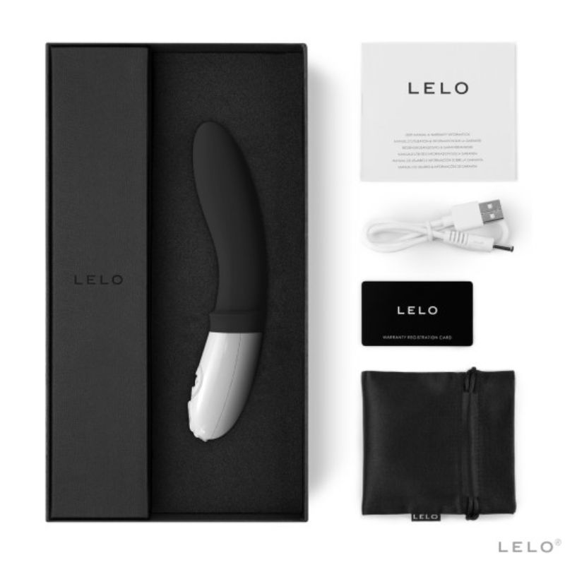 LELO Billy Anal Vibrator 2 Black — Black silicone