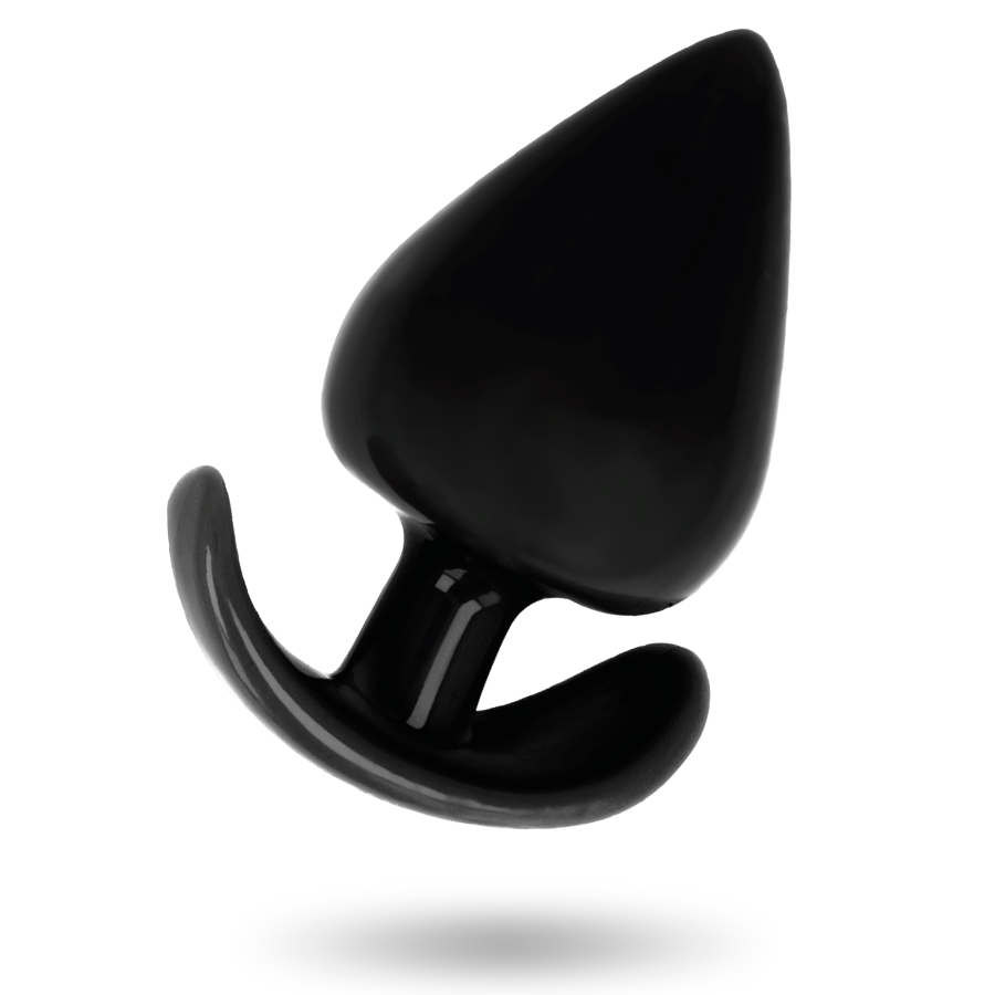 Addicted Toys Anal Plug 9.5 CM — Black · Silicone