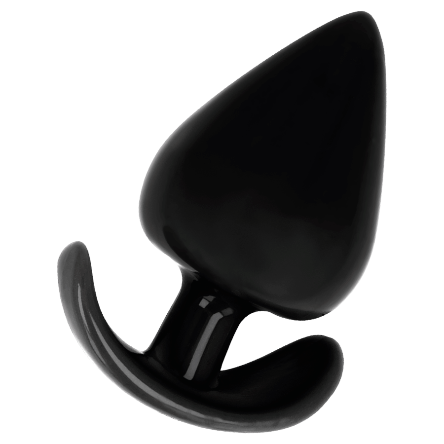 Addicted Toys Anal Plug 9.5 CM — Black · Silicone
