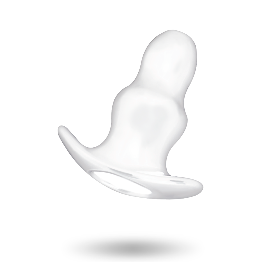 Addicted Toys Medium Anal Dilator 9.5 CM Transparent — Clear · TPE