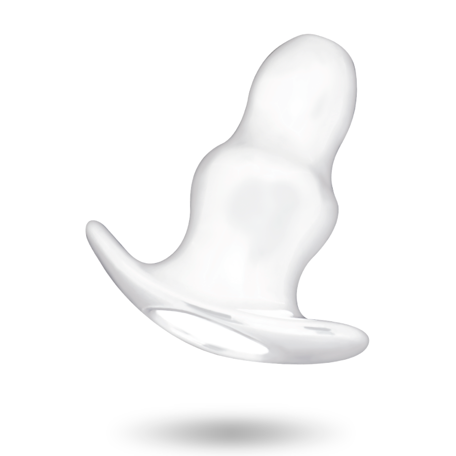 Addicted Toys Medium Anal Dilator 11 CM Transparent — Clear · TPE