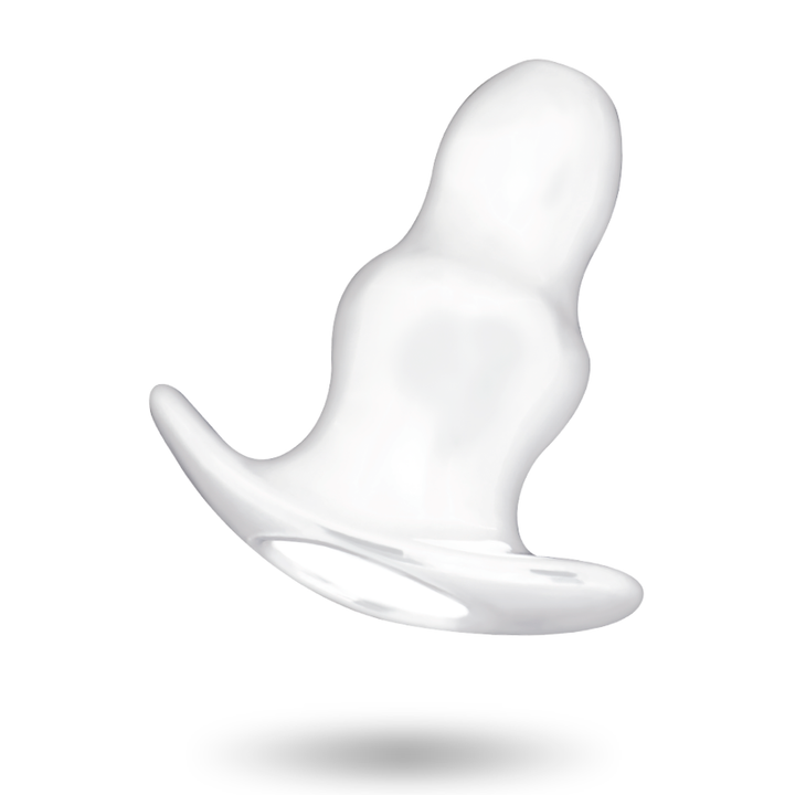 Addicted Toys Medium Anal Dilator 11 CM Transparent — Clear · TPE