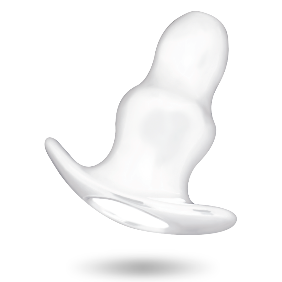 Addicted Toys Large Anal Dilator 13 CM Transparent — Clear · TPE
