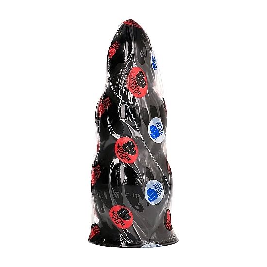 All Black Anal Plug 23 CM — Black PVC