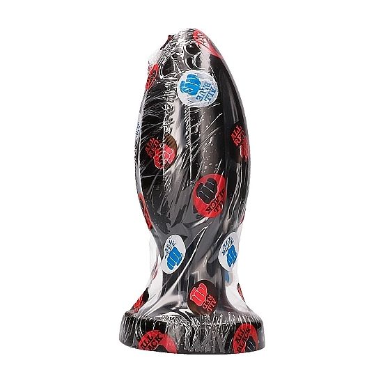 All Black Anal Plug 21 CM — Black PVC