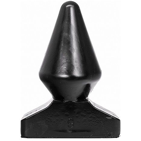 All Black Plug Anal 20,5 CM — Black PVC