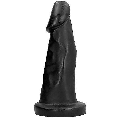 All Black Dong 27 CM — Black PVC