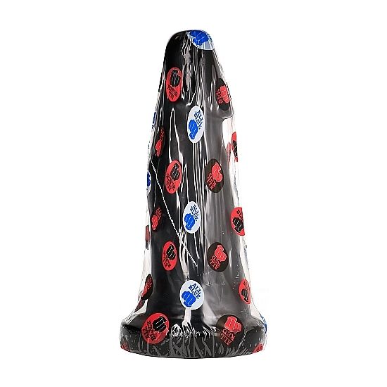 All Black Dong 27 CM — Black PVC