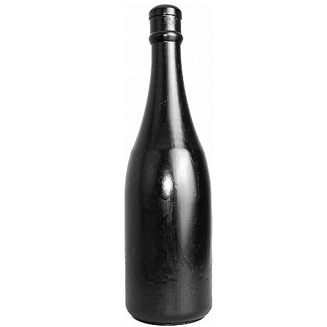 All Black Anal Bottle 34,5 CM — Black PVC