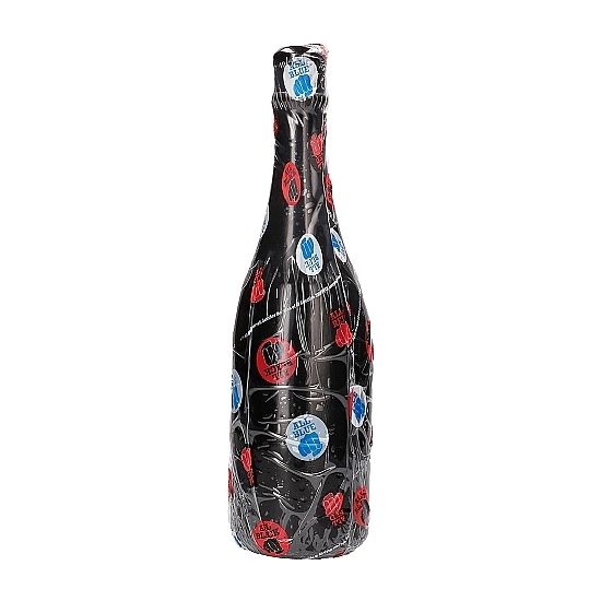 All Black Anal Bottle 34,5 CM — Black PVC