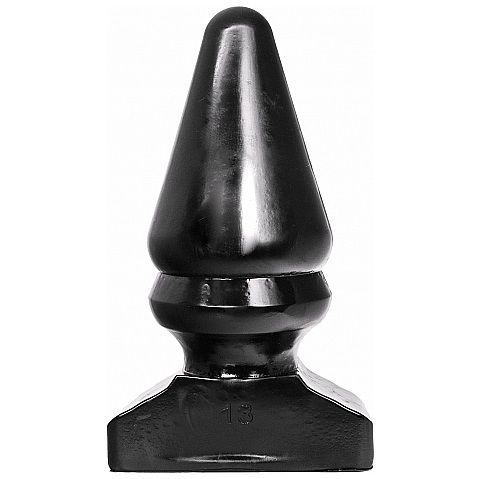 All Black Anal Plug 28,5 CM — Black PVC