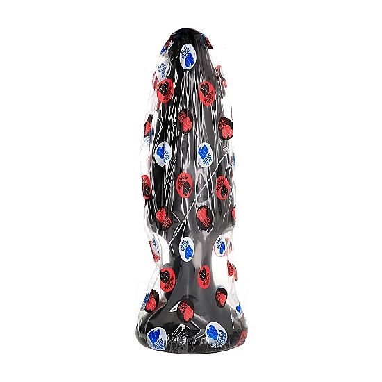 All Black Plug Anal 35 CM — Black PVC