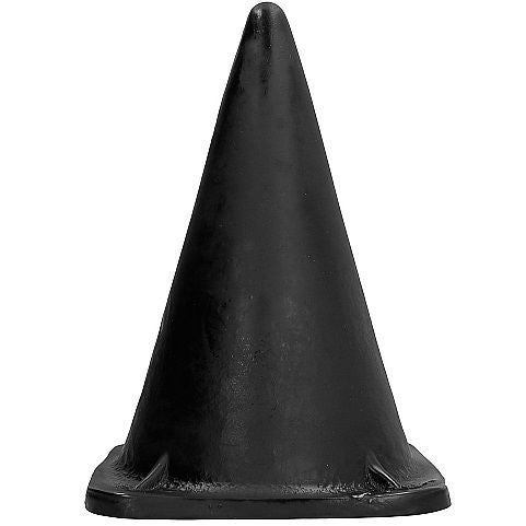 All Black Plug Triangular 30 CM — Black PVC