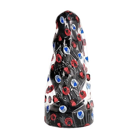 All Black Plug Big 38 CM — Black PVC