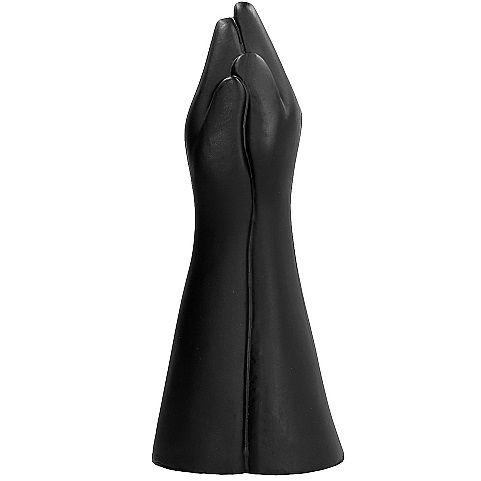 All Black Dildo Fisting 39 CM — Black PVC
